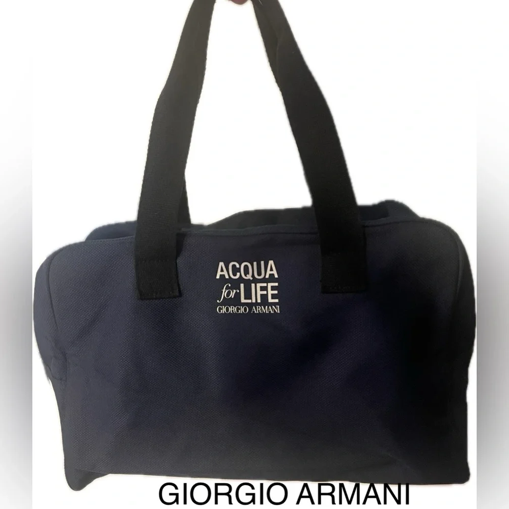 Giorgio Armani Duffle Bag Blue